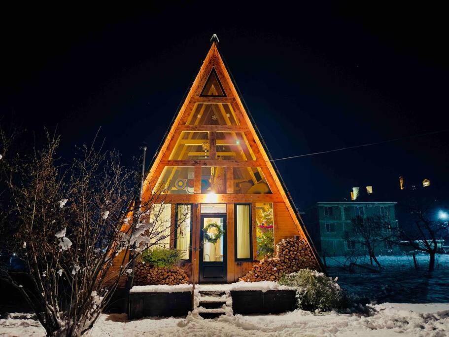 Ferienwohnung A-Frame Mestia Exterior foto