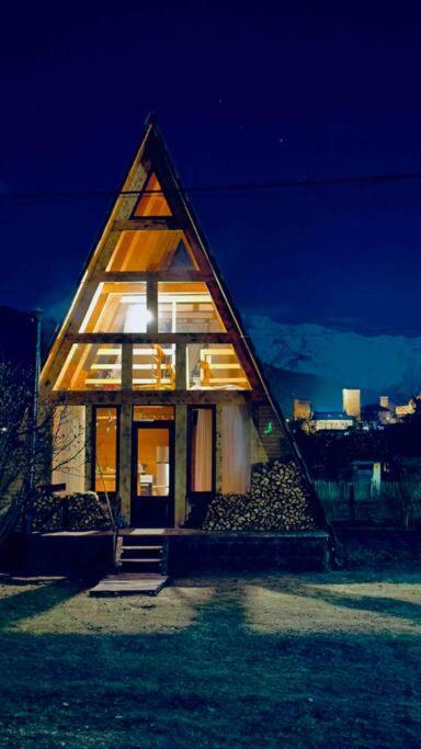 Ferienwohnung A-Frame Mestia Exterior foto