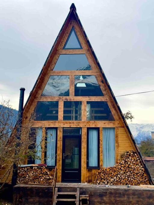 Ferienwohnung A-Frame Mestia Exterior foto