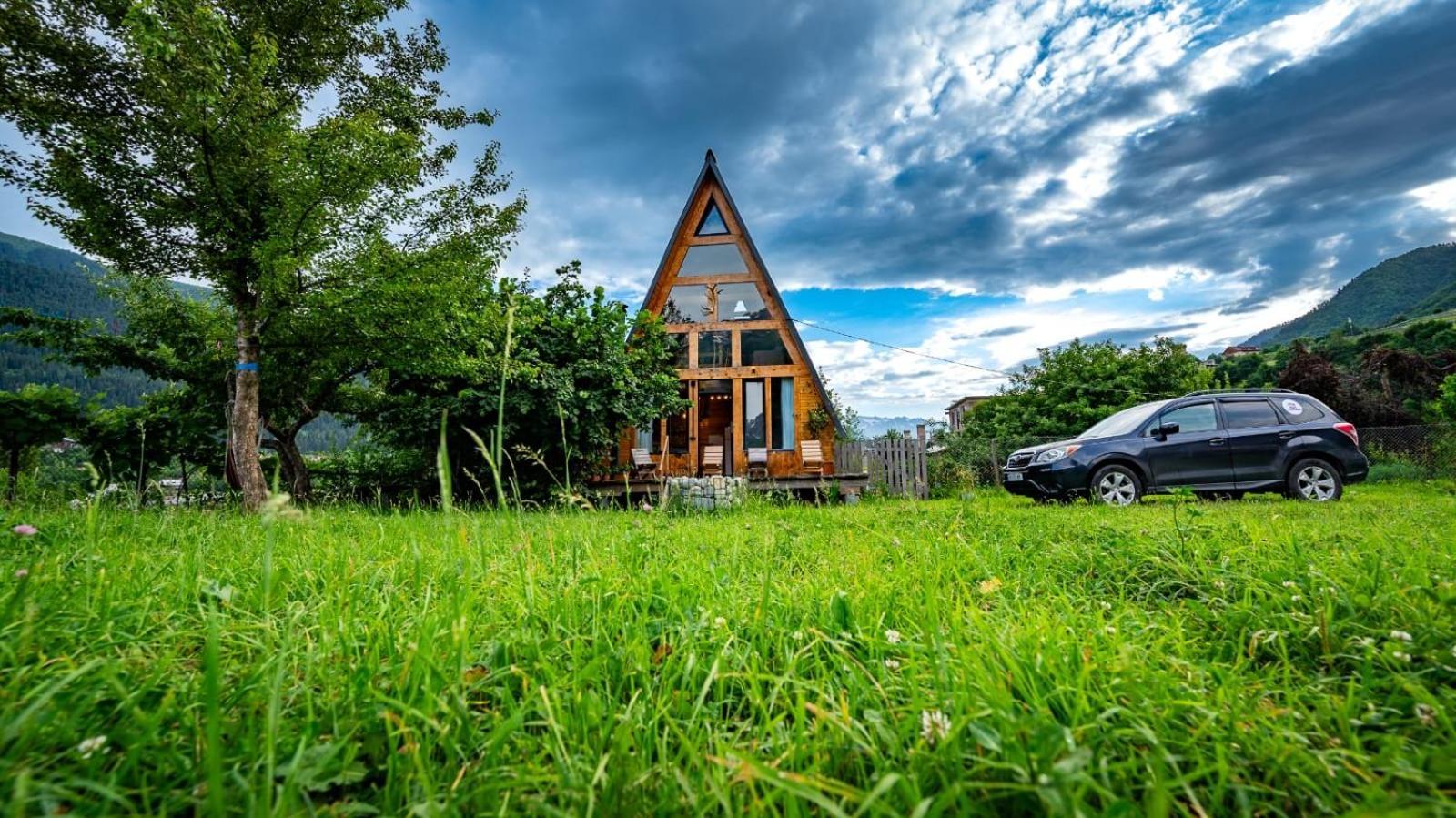 Ferienwohnung A-Frame Mestia Exterior foto