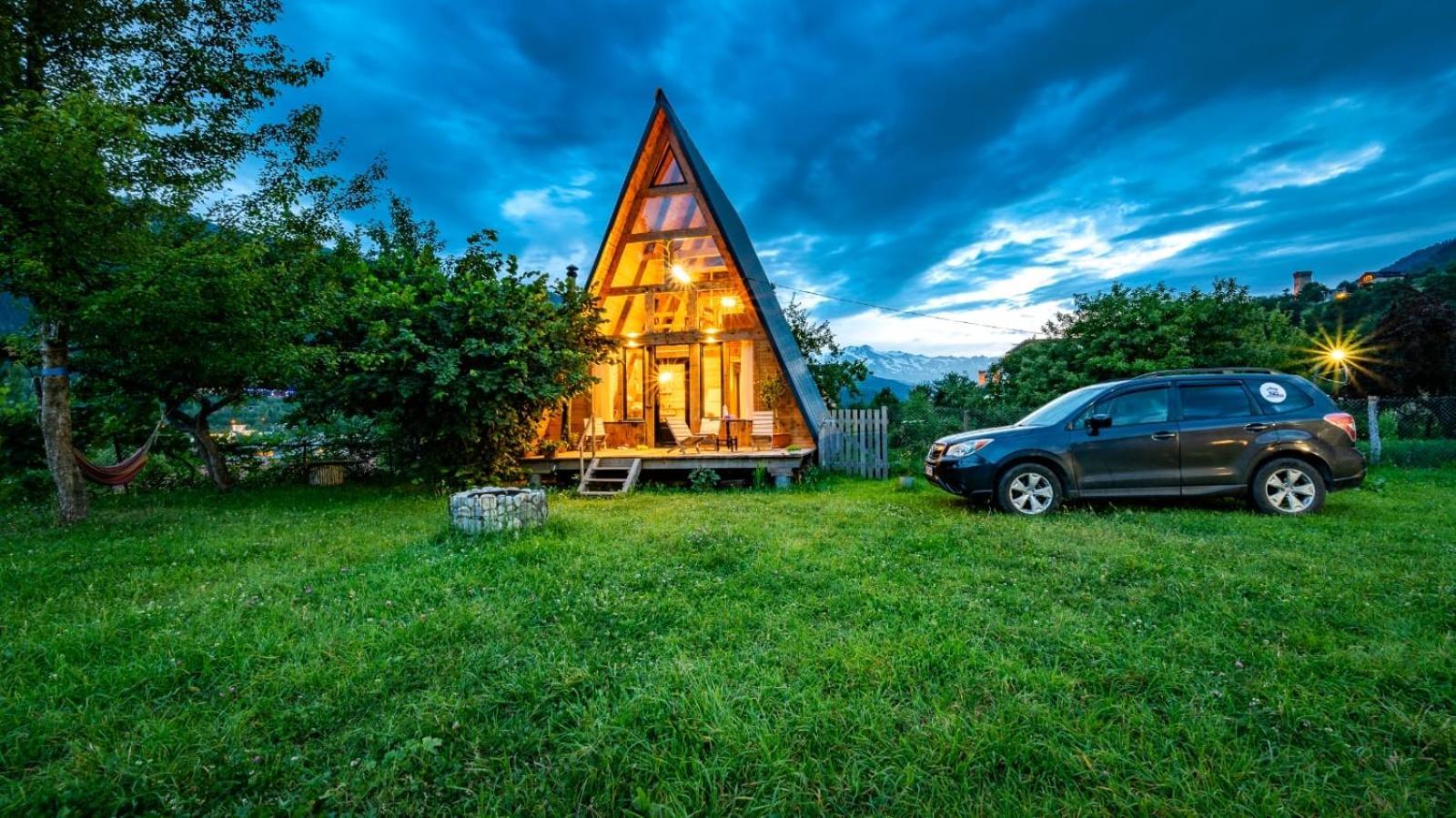 Ferienwohnung A-Frame Mestia Exterior foto